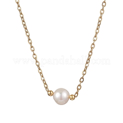 Natural Cultured Freshwater Pearl Pendant Necklaces&nbsp;NJEW-JN05134-01