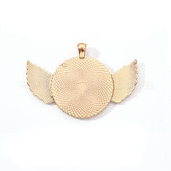 Alloy Pendant Cabochon Settings&nbsp;LS-PALLOY-S107-003A-KC-RS