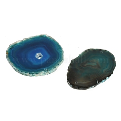Natural Agate Nuggets Slice Links Connector Charms&nbsp;G-E022-M09