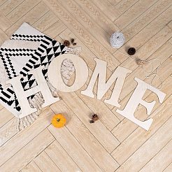 Letter Unfinished Wood Blank Cutouts&nbsp;DIY-ZX040-01H