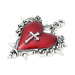 Alloy Enamel Pendants&nbsp;PALLOY-R151-69AS-01