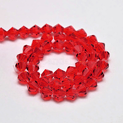 Imitate Austrian Crystal Bicone Glass Beads Strands&nbsp;GLAA-F029-3x3mm-14