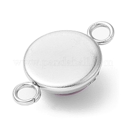 Natural & Synthetic Mixed Stone Connector Charms&nbsp;PALLOY-JF02188-02