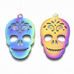 Ion Plating(IP) 201 Stainless Steel Pendants&nbsp;X-STAS-R114-018