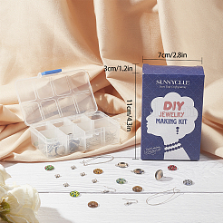 DIY Leopard Print Style Earring Making Kits&nbsp;DIY-SC0001-63P