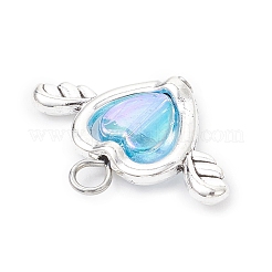 Acrylic & Tibetan Style Alloy Pendants&nbsp;PALLOY-JF04326