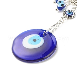 Glass Turkish Blue Evil Eye Pendant Decoration&nbsp;LS-HJEW-I008-05AS