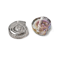Electroplate Transparent Glass Beads&nbsp;EGLA-L047-05B