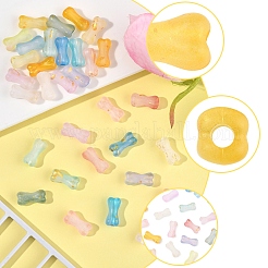 130Pcs 13 Colors Gradient Color Transparent Acrylic Beads&nbsp;OACR-FS0002-04