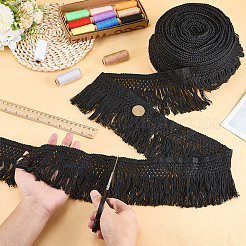 Cotton Cord Tassel Ribbon&nbsp;OCOR-WH0078-487A-01