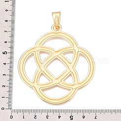 Knot Rack Plating Alloy Big Pendants&nbsp;FIND-N005-44G
