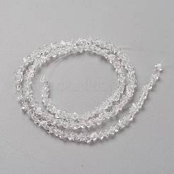Transparent Solid Color Glass Beads Strands&nbsp;X-GLAA-L031-01-B01