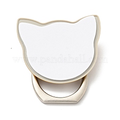 Zinc Alloy Cat Cell Phone Holder Stand Findings&nbsp;AJEW-G035-01G