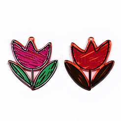 Transparent Acrylic Pendants&nbsp;KY-T022-31