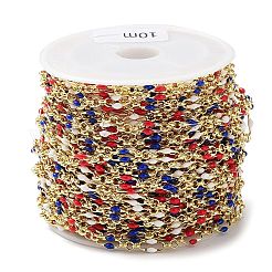 Enamel Oval Link Chains&nbsp;CHC-K014-10G-06