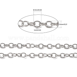 Tarnish Resistant 304 Stainless Steel Cable Chains&nbsp;CHS-R009-10