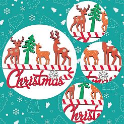 8Pcs 8 Style Christmas Decorative Wooden Door Sign&nbsp;FIND-SZ0005-74