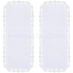 10Pcs Linen Aida Cloth Bookmarks for Cross Stitch Making&nbsp;DIY-CY0001-77