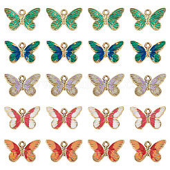 25Pcs 5 Colors Alloy Pendants&nbsp;ENAM-TA0003-80