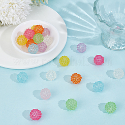 24Pcs 8 Colors Transparent Resin Beads&nbsp;RESI-PA0001-57