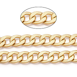 Aluminum Textured Curb Chains&nbsp;CHA-N003-05KCG