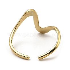 304 Stainless Steel Open Cuff Rings&nbsp;RJEW-Z018-24G
