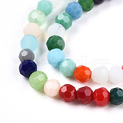Opaque Glass Beads Stands&nbsp;EGLA-A035-P4mm-HD02