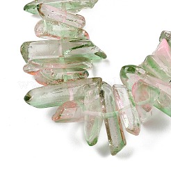 Natural Dyed Quartz Beads Strands&nbsp;G-G791-14R