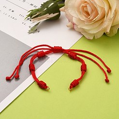 Adjustable Braided Nylon Cord Bracelet Making&nbsp;AJEW-JB00758-03