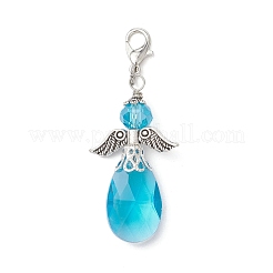 Angel Glass Pendants Decorations&nbsp;HJEW-JM03605