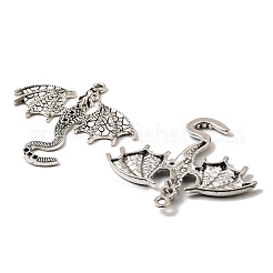 Tibetan Style Alloy Pendant Rhinestone Settings&nbsp;TIBEP-K001-01AS