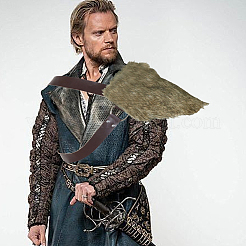 1Pc Medieval Faux Fur Single Shoulder Armor&nbsp;AJEW-CL0004-81