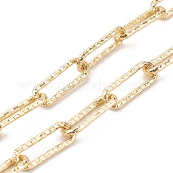 Brass Paperclip Chain Necklace & Bracelet & Anklet & Dangle Earring Jewelry Sets&nbsp;SJEW-JS01184