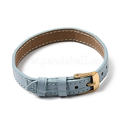 Imitation Leather String Bracelets with Stainless Steel Buckles&nbsp;AJEW-Z053-01F