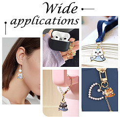 12Pcs 6 Styles Rack Plating Alloy Enamel Pendants&nbsp;FIND-FP0002-73