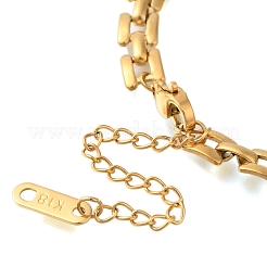 Ion Plating(IP) 304 Stainless Steel Panther Chain Bracelets for Women Men&nbsp;BJEW-H613-02G