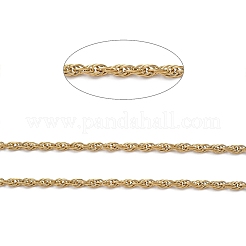 Ion Plating(IP) 304 Stainless Steel Rope Chains&nbsp;CHS-G027-08C-G