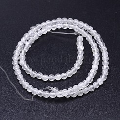 Natural Quartz Crystal Round Beads Strands&nbsp;G-J303-01-8mm