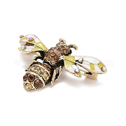 Bee Enamel Pin with Rhinestone&nbsp;JEWB-A004-21AG