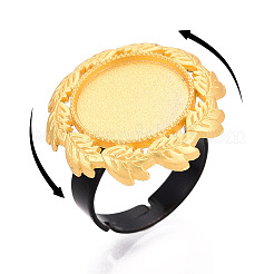 Adjustable Alloy & Iron Bezel Cup Ring Base with Rotatable Tray&nbsp;MAK-T012-01G
