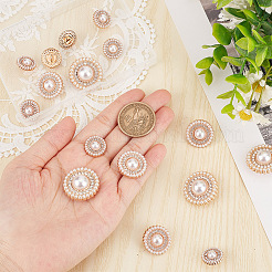 3 Style Alloy Rhinestone Shank Buttons&nbsp;FIND-GF0004-71LG