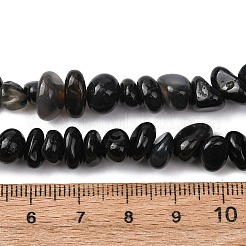 Natural Black Agate Beads Strands&nbsp;G-L655-A01-01A