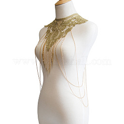 Gothic Polyester Lace Shoulder Chains for Wedding Dress&nbsp;FS-WGA45D9-01