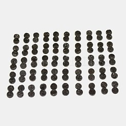 Electroplate Natural Druzy Crystal Cabochons&nbsp;G-L047-10mm-03