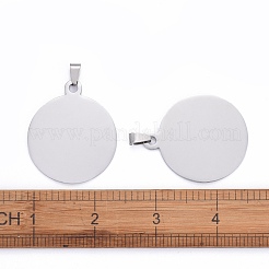 Tarnish Resistant 304 Stainless Steel Pendants&nbsp;STAS-I140-01B-S