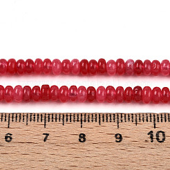 Dyed Natural White Jade Beads Strands&nbsp;X-G-T139-57A-09