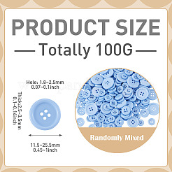 4-Hole Resin Buttons&nbsp;BUTT-TADJ0001-03C