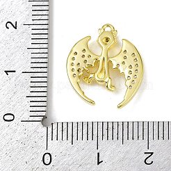 Brass Micro Pave Clear Cubic Zirconia Pendants&nbsp;KK-L238-04G