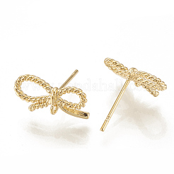 Brass Stud Earrings&nbsp;X-KK-S341-86