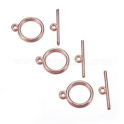 Tibetan Style Toggle Clasps&nbsp;X-TIBE-A12208-RG-NR